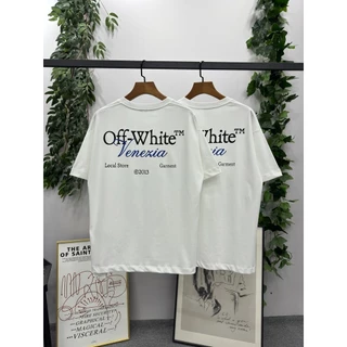 OF City Camiseta Limitada Instagram Algodão Para Homens E Mulheres Marca De Moda WITE De Manga Redonda Solta