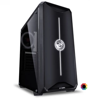 Gabinete PCYES Mid Tower Nova 1 Fan Led 7 Cores Novpt7c1fca