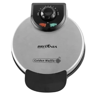 Máquina Golden Waffle 850w Cinza Britânia 110v