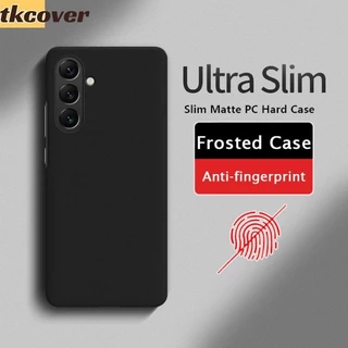Para Samsung Galaxy S24 S23 S22 S21 Ultra Plus S23 S21 S20 FE Caixa De Telefone De Arenito Fino Fosco À Prova De Choque Capa Dura PC