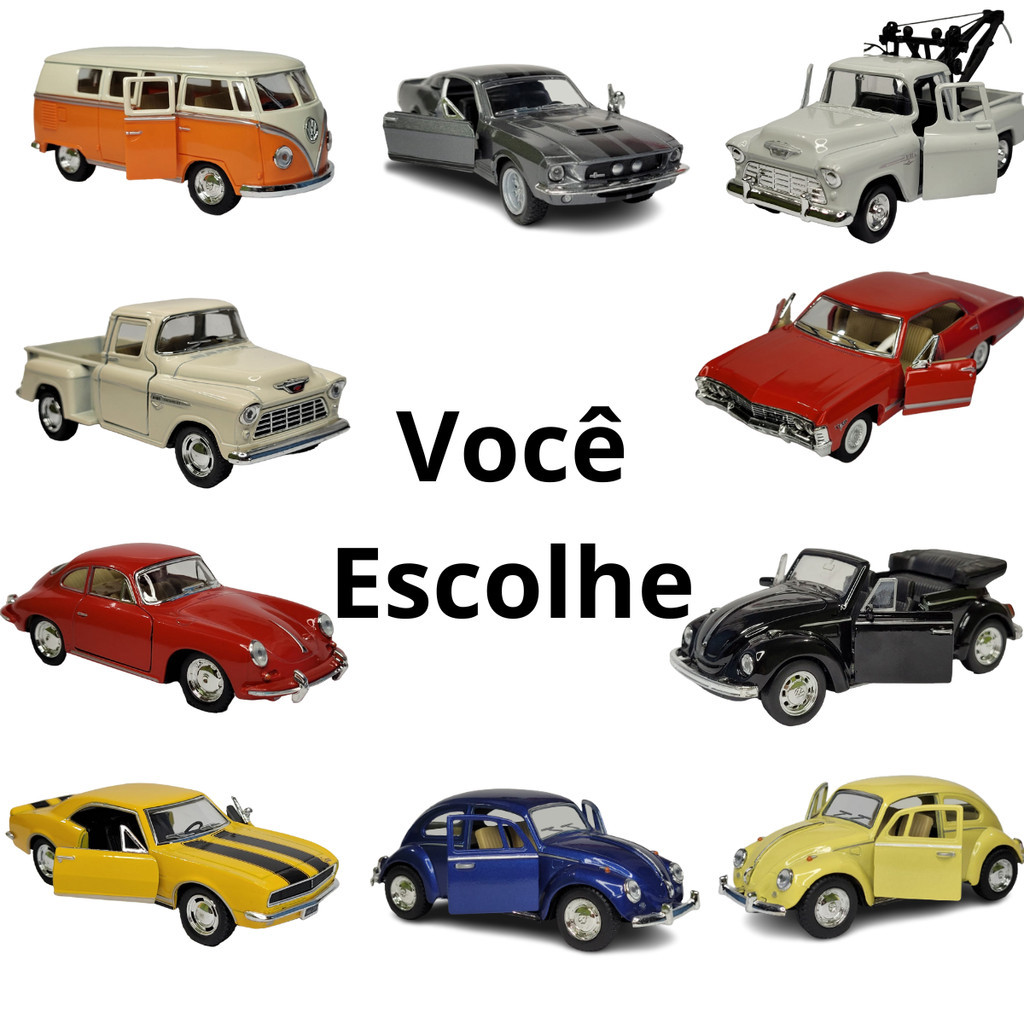 Miniatura Carrinho de Ferro Carro Antigo Vc Escolhe Coleção