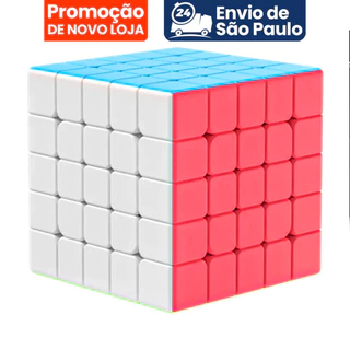Moyu Rubik 5x5x5 Profissional 50mm Cubo Mágico Velocidade , Bolso , Adesivo