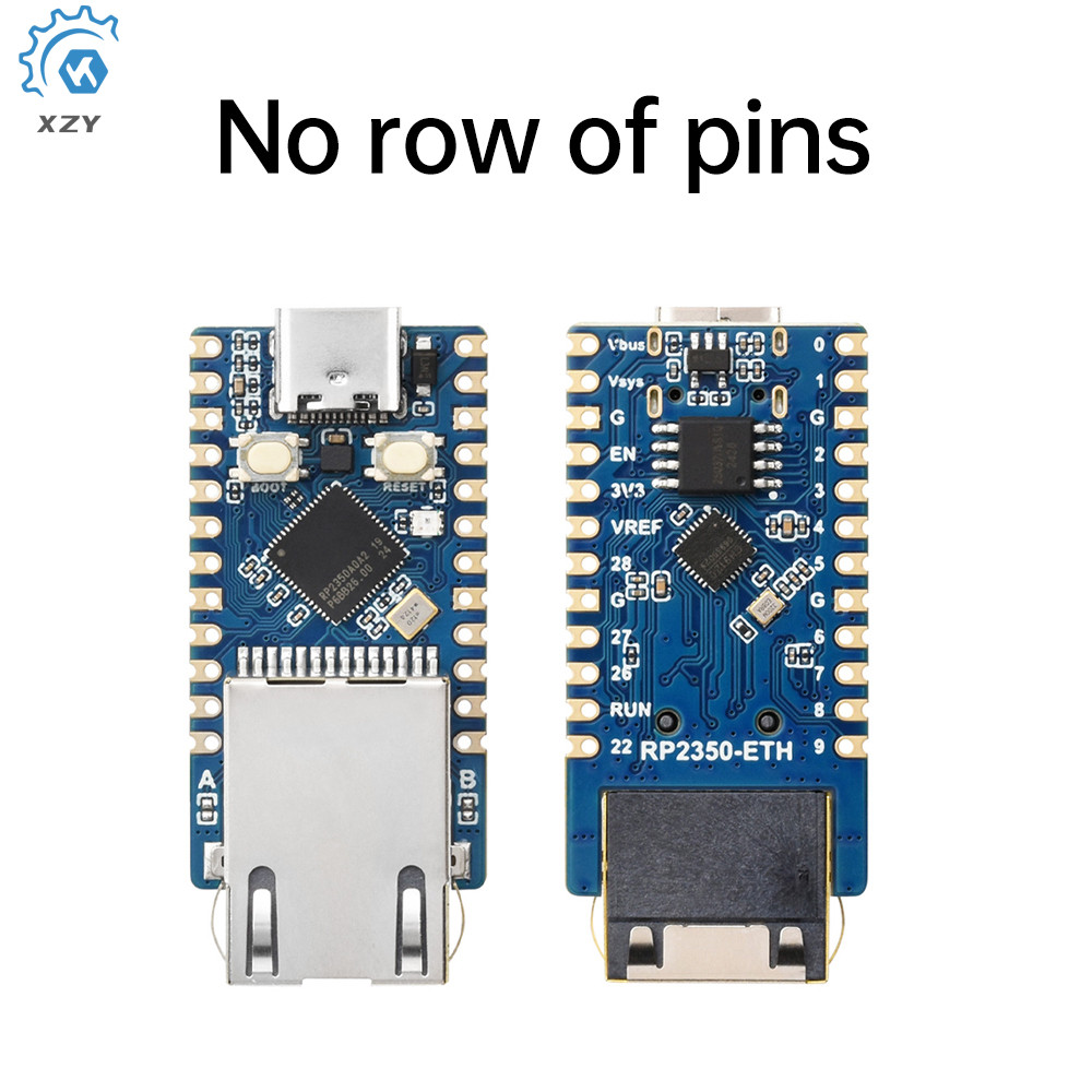 Mini Scheda Di Sviluppo RP2350-ETH Con Porta Ethernet - Microcontrollore Dual-Core ARM E RISC-V 150MHz - Compatibile Pico