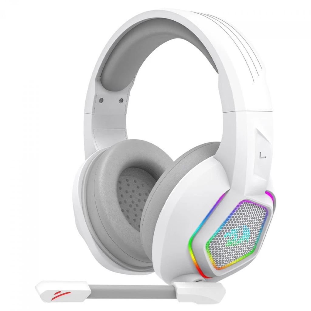 Headset Gamer Redragon Medea, RGB, 3.5mm, Múltiplas Plataformas, White, H280W-RGB