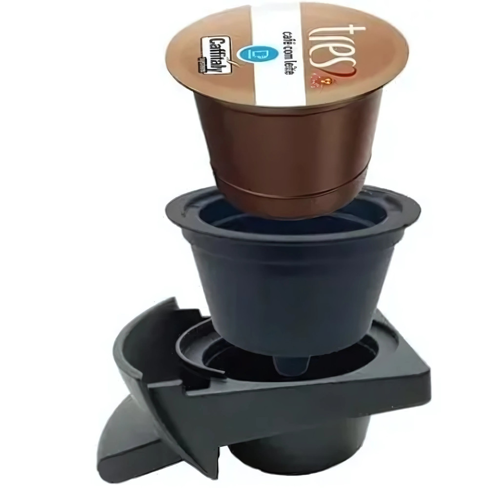 Adaptador Capsula Reutilizável Universal Tres corações para Cafeteira ...
