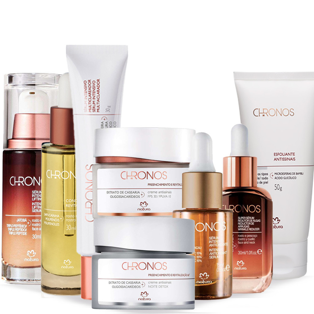 kit Creme Antissinais Chronos 60+ Noite E Dia CHR088 | Shopee Brasil