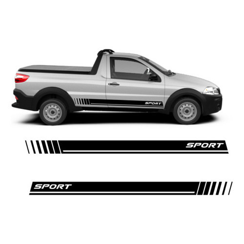 Kit 2 Adesivo Lado Motorista E Carona Do Fiat Strada Vinil | Shopee Brasil