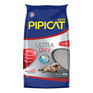 Areia Higiênica Pipicat Ultra Dry Para Gatos - 12kg em Oferta na Shopee