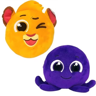 Kit Pelúcia Infantil Bolofofos Com Música Pow E Rick 30cm - Fun