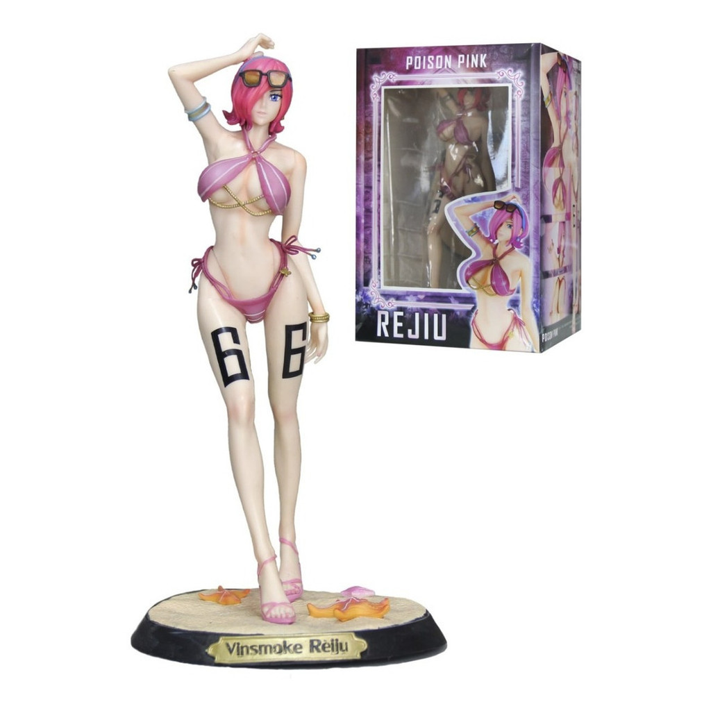 Reiju Biquíni Sexy One Piece Action Figure Colecionável 29cm