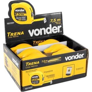 Trena curta de aço 7,5 m x 25 mm com 6 peças - Vonder