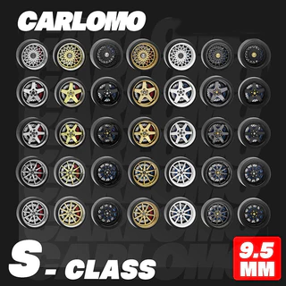 Carlomo 1/64 Hot Wheels S-Class Rodas Com Pneus De Borracha Jantes De Montagem De Disco De Freio Peças Modificadas para Model Car Tomica 4pcs Set