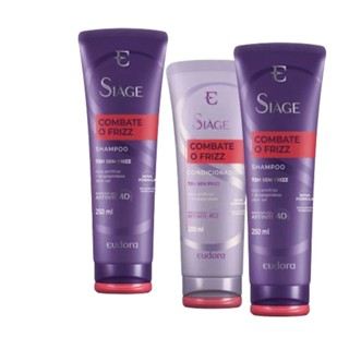 Kit Eudora Combate o Frizz Hidratação e Nutrição Intensivas
