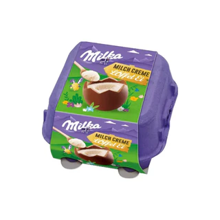 OVO DE CHOCOLATE MILKA DE COLHER LEITE 136G