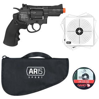 Revolver Full Metal Co2 Gamo Pr-725 4.5+alvos Chumbinho Capa