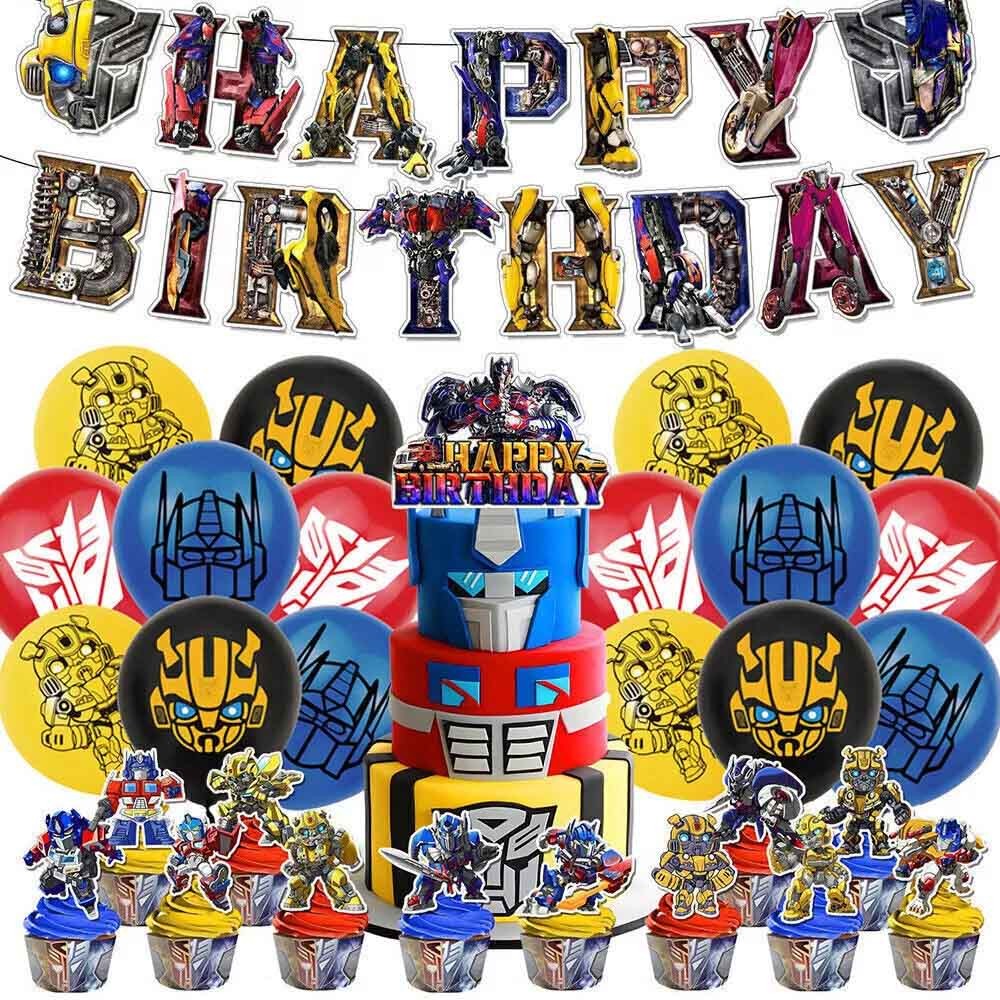Autobots-Themed Party Decor Inspired Supplies for Epic Celebrations ...