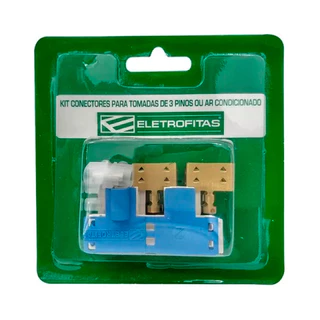 Kit Conector Eletrofita 3 Pistas 20a Original Fita Eletrica