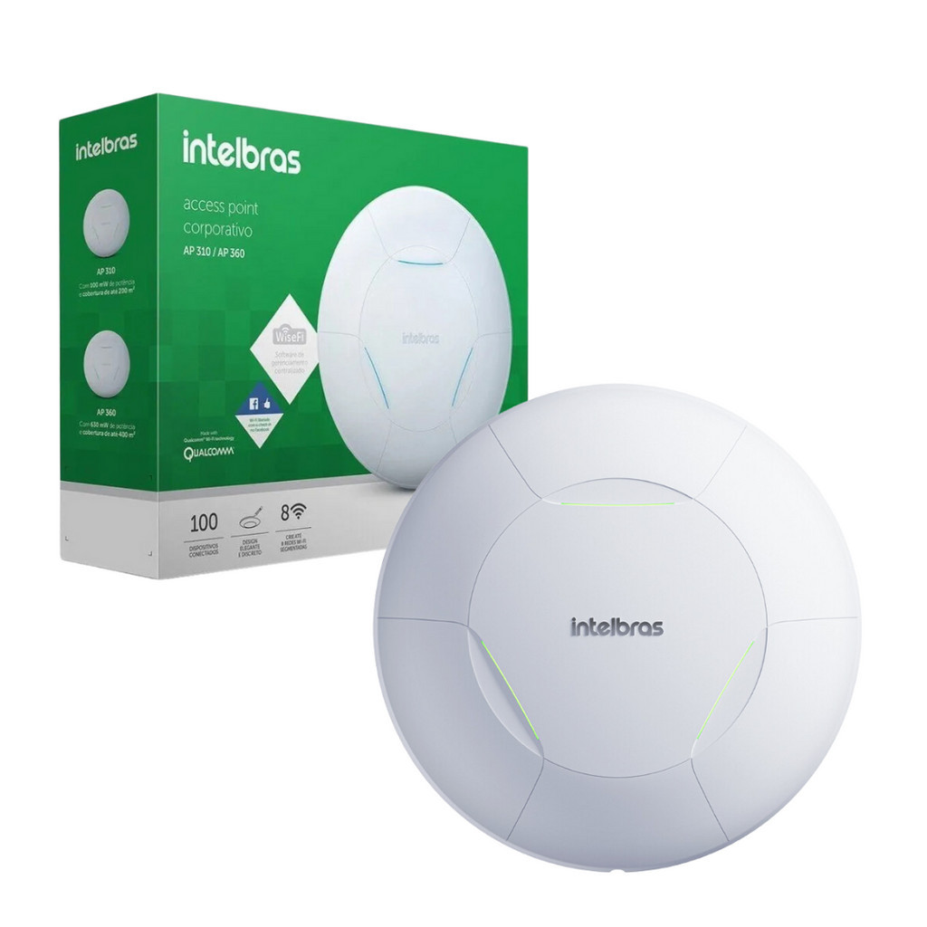 Roteador Access Point Corporativo Ap 310 Wi-fi Intelbras Branco ...