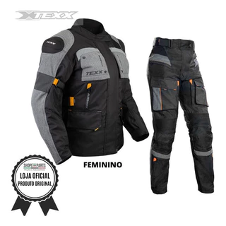 Jaqueta Feminina Texx Armor Conjunto Parca Com Calça Proteção Impermeavel Big Trail