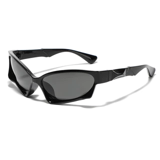 T Trendy New Style Sports Cycling Y2K Sunglasses Retro Homens Mulheres Hip-Hop Preto Cinza Hip-Hop Dirigindo Óculos de Sol Exclusivos Corrida ao Ar Livre Anti-Ultravioleta
