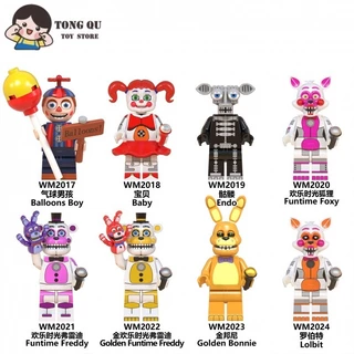Jogo de brinquedo miniaturas Five Nights at Freddy's bloco de montar coleção de bonecas modelo Presente de aniversário