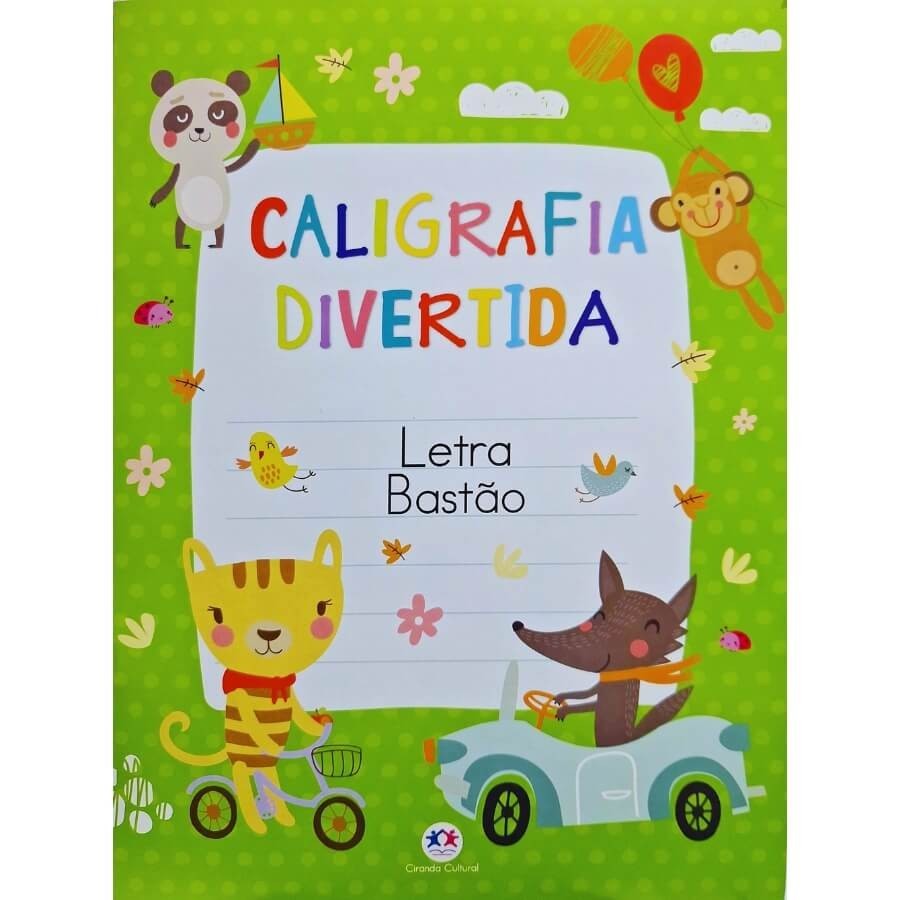 Livro Físico de Atividades Caligrafia Divertida: Letra Bastão Clécia A ...