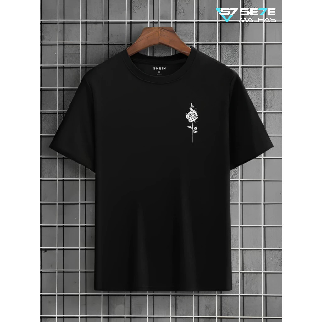 Camiseta Streetwear Little Rosa Promoção