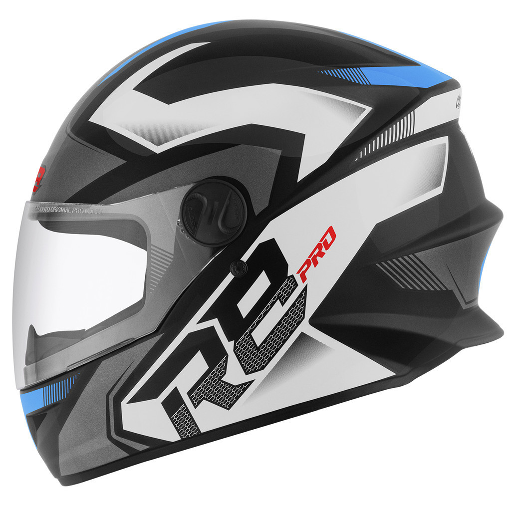 Capacete Moto Fechado Integral Esportivo Pro Tork R8 Pro Viseira Cristal Com Narigueira Original Masculino Feminino