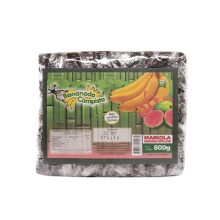 Mariola Cristalizada Goiaba - 800g (BANAGOIABA) - Bananada Campista