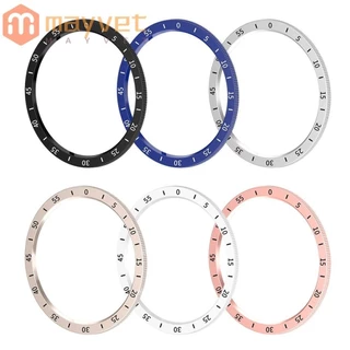Moldura Protetora MAYVET , Tampa De Anel Bezel Anti-Riscos De Aço Inoxidável , 43MM 47MM Proteção De Smartwatch Relógio Inteligente Para Galaxy Watch 6 Classic