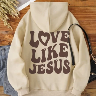 Moletom Feminino Estampado Casual Com Capuz E Estampa De Texto