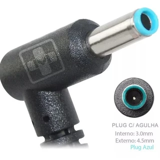 Fonte AAA005 Carregador Compativel Com HP 19.5V/ 3.33A/ 65W Pino - 4.5x3.0mm Su