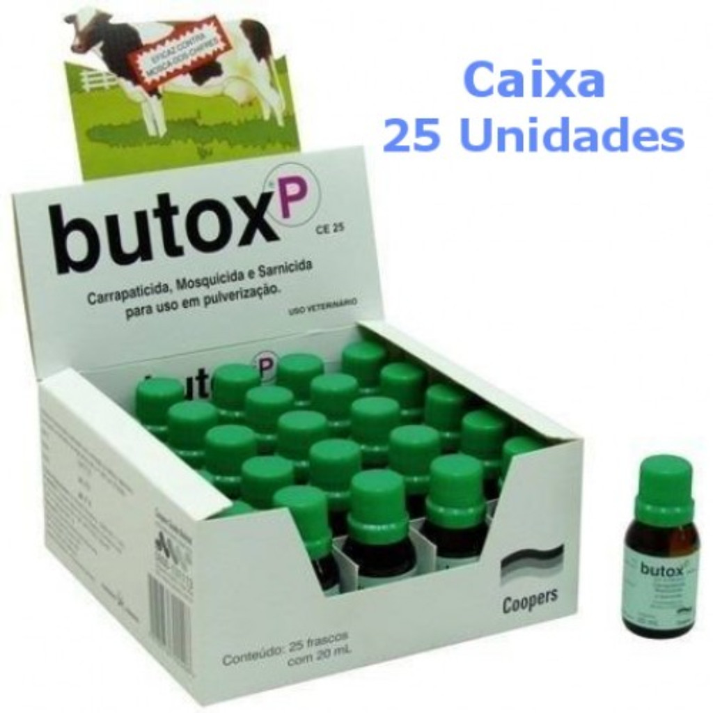 Butox 20ml Caixa Com 25 Unidades | Shopee Brasil