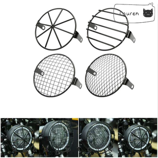 Lauren Vintage Protetor De Faróis Cg125 Gn125 Retro Grelha Redonda Capa De Lâmpada Para Motocicleta Acessórios Modificados