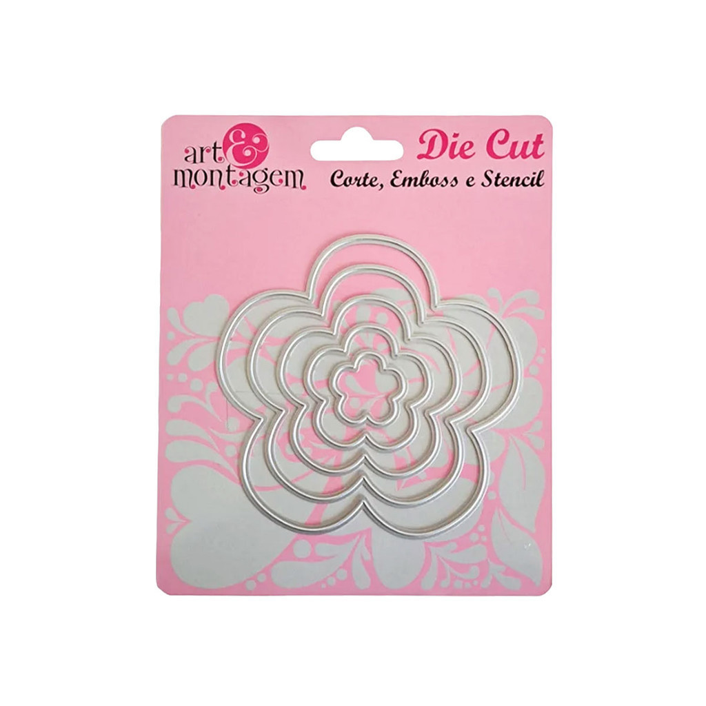 Faca de Corte Flor Fac034 107x104mm Art & Montagem | Shopee Brasil
