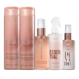 Kit Braé Revival Divine Ten in one Essential Repair (6 Produtos)