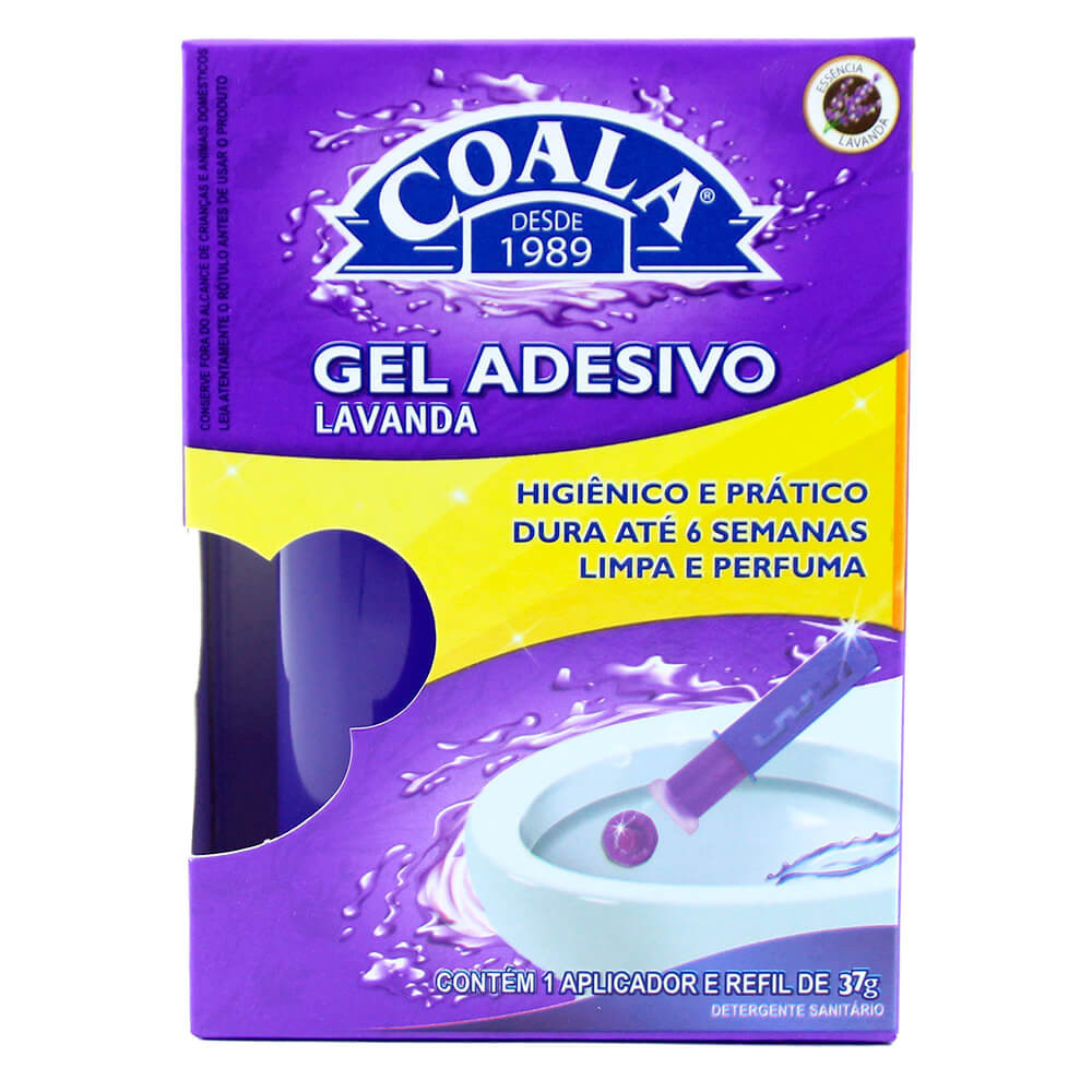 Aplicador Coala Gel Adesivo + Refil Lavanda 37 g