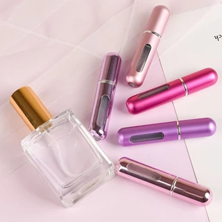 KIT 2 Peças Mini Borrifador 5ML Para Perfumes Com Spray Reutilizável Portátil Cores Sortidas/Porta Perfume - WL em Oferta na Shopee
