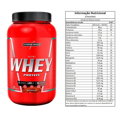Nutri Whey Protein Pote 907g - Integralmedica — foto 1 — Achou Levou Brasil