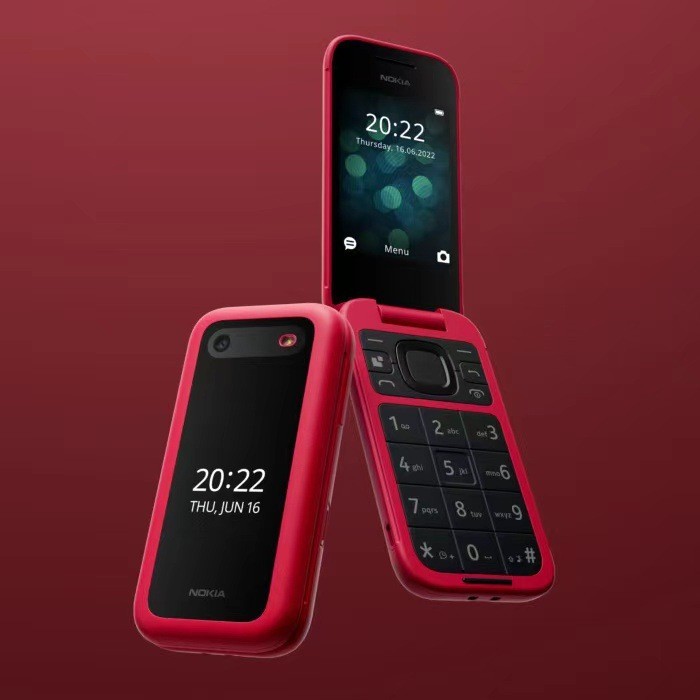 Nokia Dual SIM flip phone , Som Alto , Tempo De Espera super Longo De 72 Horas , Novo Botão press