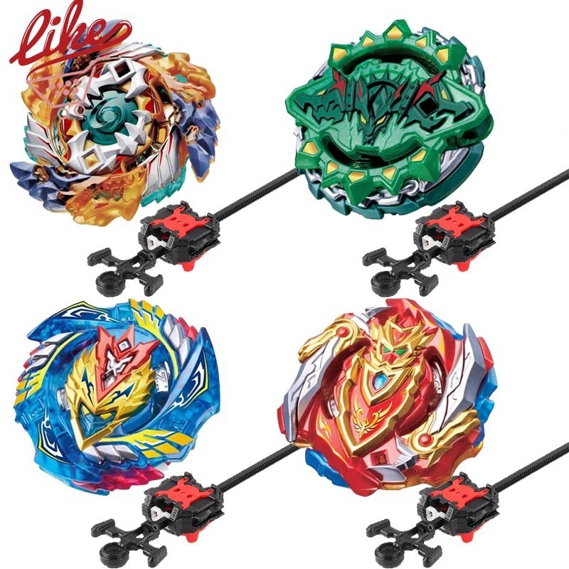 Beyblade Brinquedos Com Lançador Set B-122 Geist Fafnir B-121-1 Hazard ...