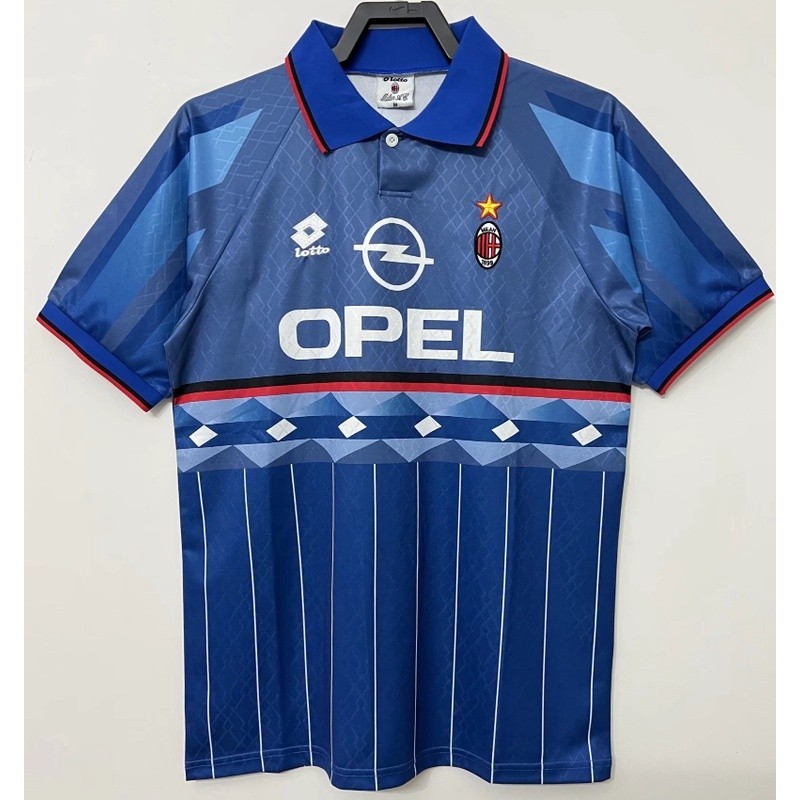 95-96 Camisa S-XXL retro De Manga Curta Futebol Esportivo De Alta Qualidade , AAA