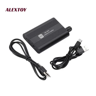 [Lzdxxmy1] Amplificador Portátil De Fone De Ouvido Ampola Entrada De Áudio Estéreo Saída Recarregável Interruptor GAIN De Dois Estágios Para PC