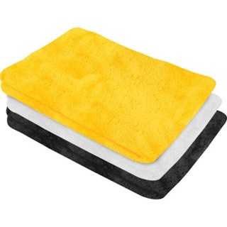 Toalha de microfibra para secagem automotiva 60 x 40 cm 3 peças - Vonder