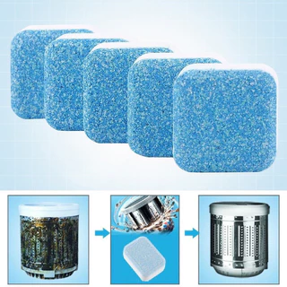 KIT 6/12/24/36 Pastilhas para Limpeza de Máquinas de Lavar Roupas Efervescentes Multifuncional Favourite