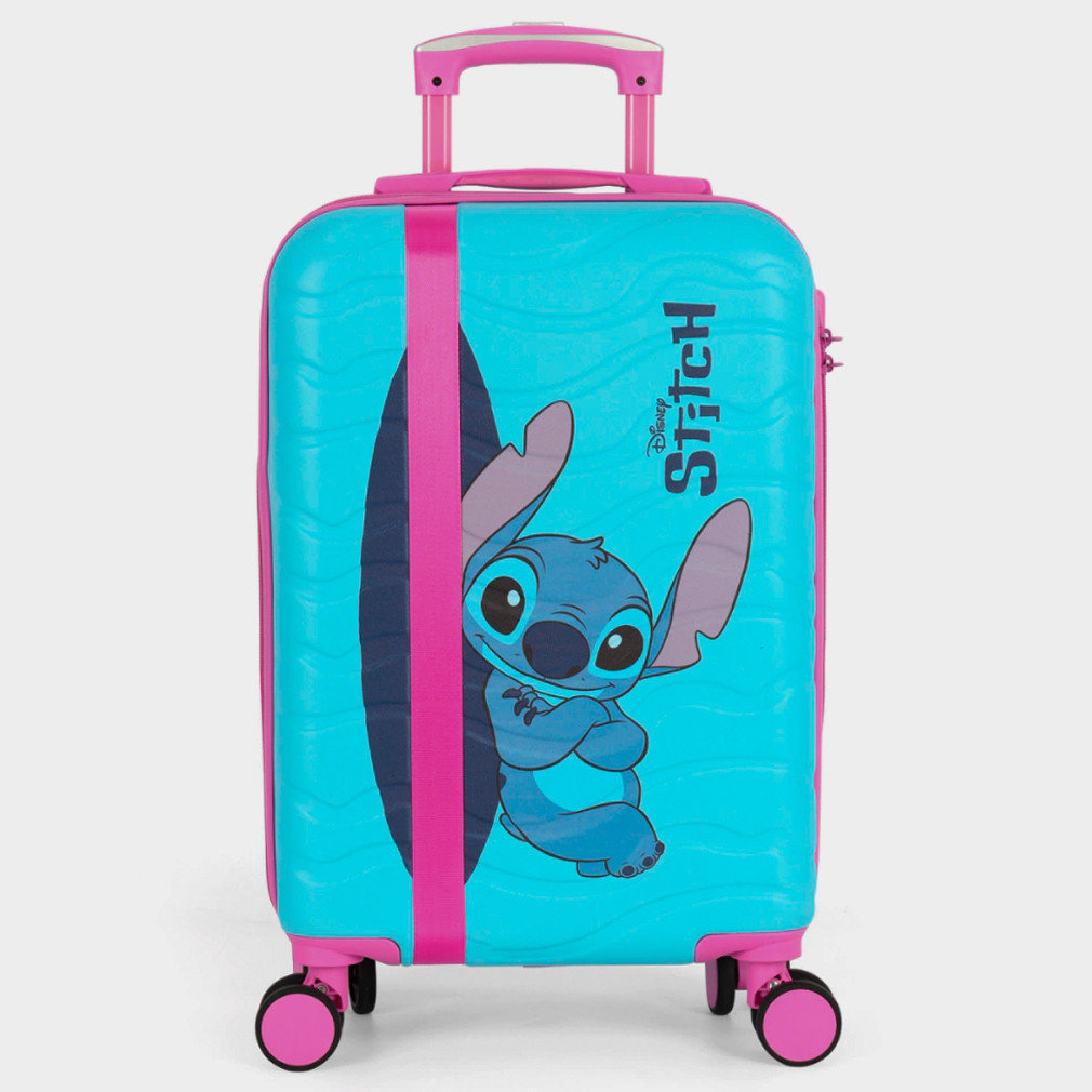 Mala de Viagem Stitch Rodinha 360 Pequena Reforçada Cor Azul | Shopee ...