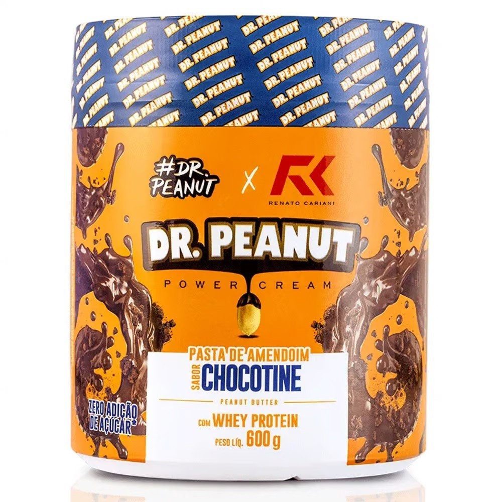 Pasta De Amendoim c/ Whey Protein - Dr Peanut (todos os sabores e