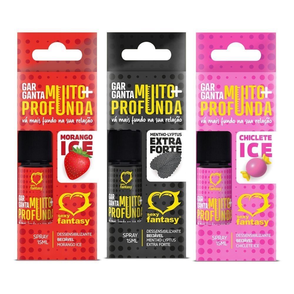 Garganta Muito Mais Profunda Spray 15ml Sexy Fantasy Sexo Oral | Shopee  Brasil