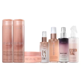 Kit Braé Revival Divine Plume Beauty Sleep Essential Repair (7 Produtos)