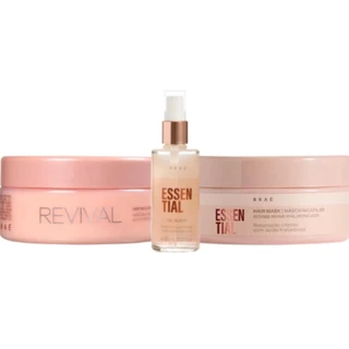Braé Kit Mascara Revival Essential Oil Blend Trio (3 Produtos)